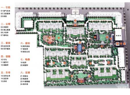 太原萬(wàn)科紫郡展示區(qū)景觀