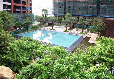 深圳華潤銀湖藍(lán)山景觀